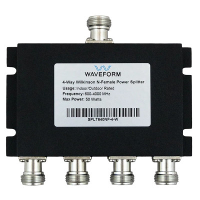 Cel-Fi SPLT640NF-4, Four-Way Low-PIM Cavity Power Splitter Cel-Fi SPLT640NF-4, Four-Way Low-PIM Cavity Power Splitter